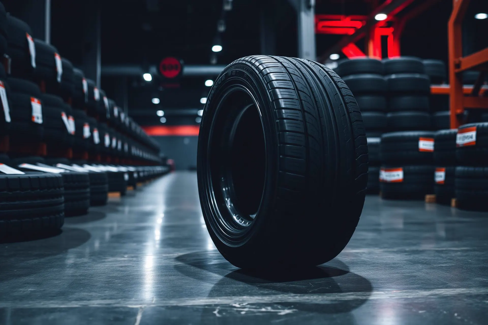Pneus Hankook em estoque no centro de distribuição Latin Master em Santo André